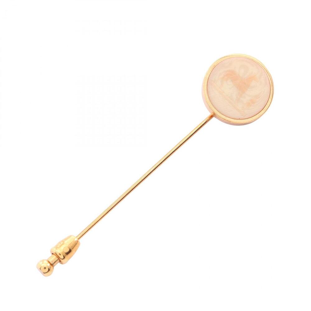 HERMES White Brooch